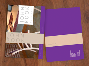 John Rook furniture brochure design